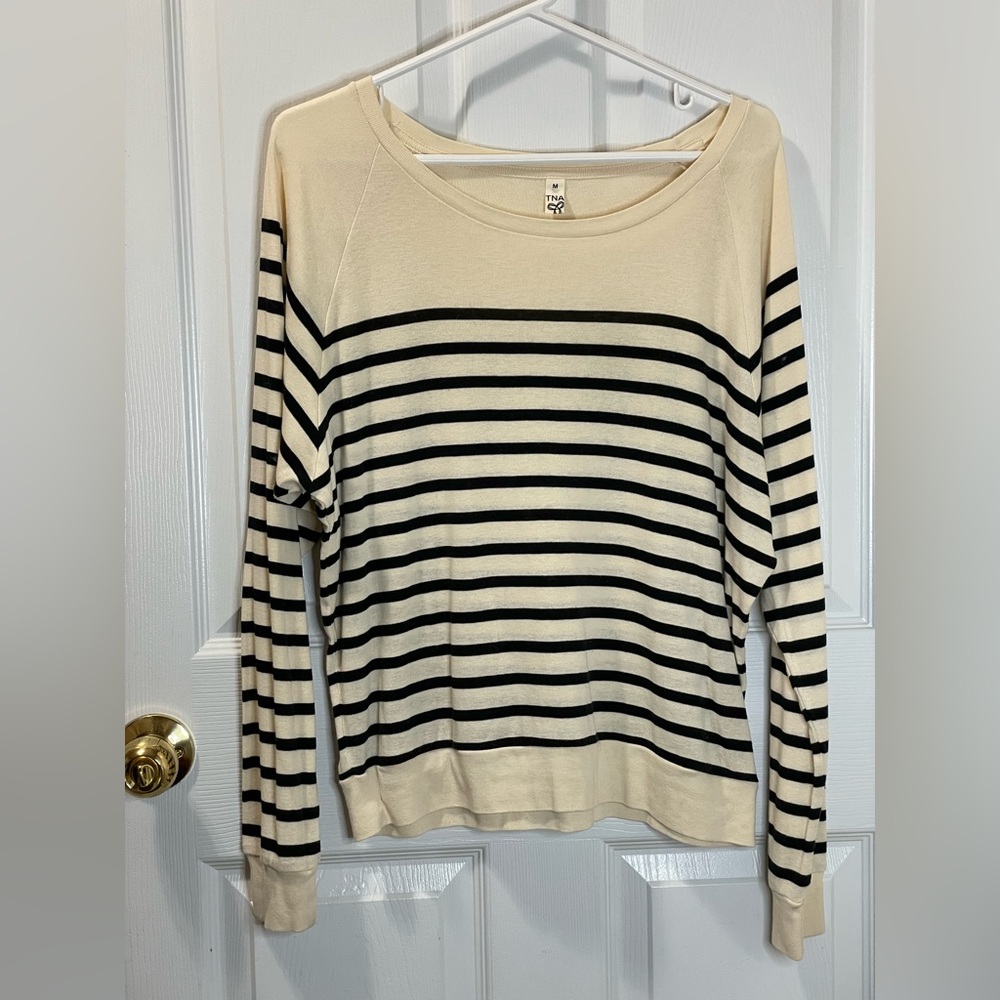 Stripe long sleeve shirt